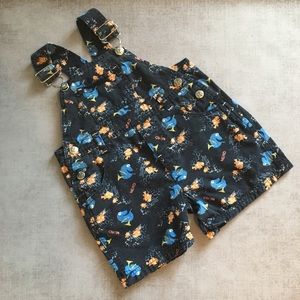 Nemo navy blue short overalls